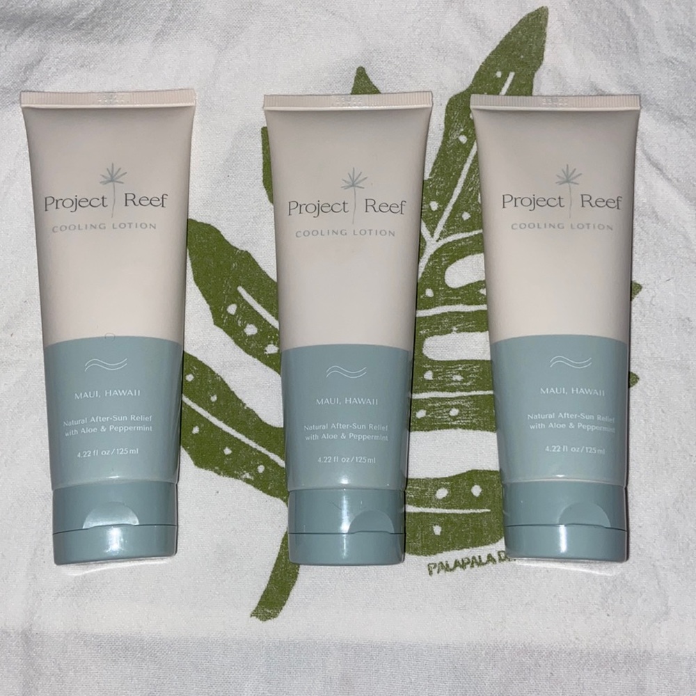 3 pack project reef cooling lotion after-sun relief
